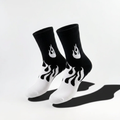 Flame Crew Socks for Men & Women 🔥 | Premium Cotton Streetwear | Drippp