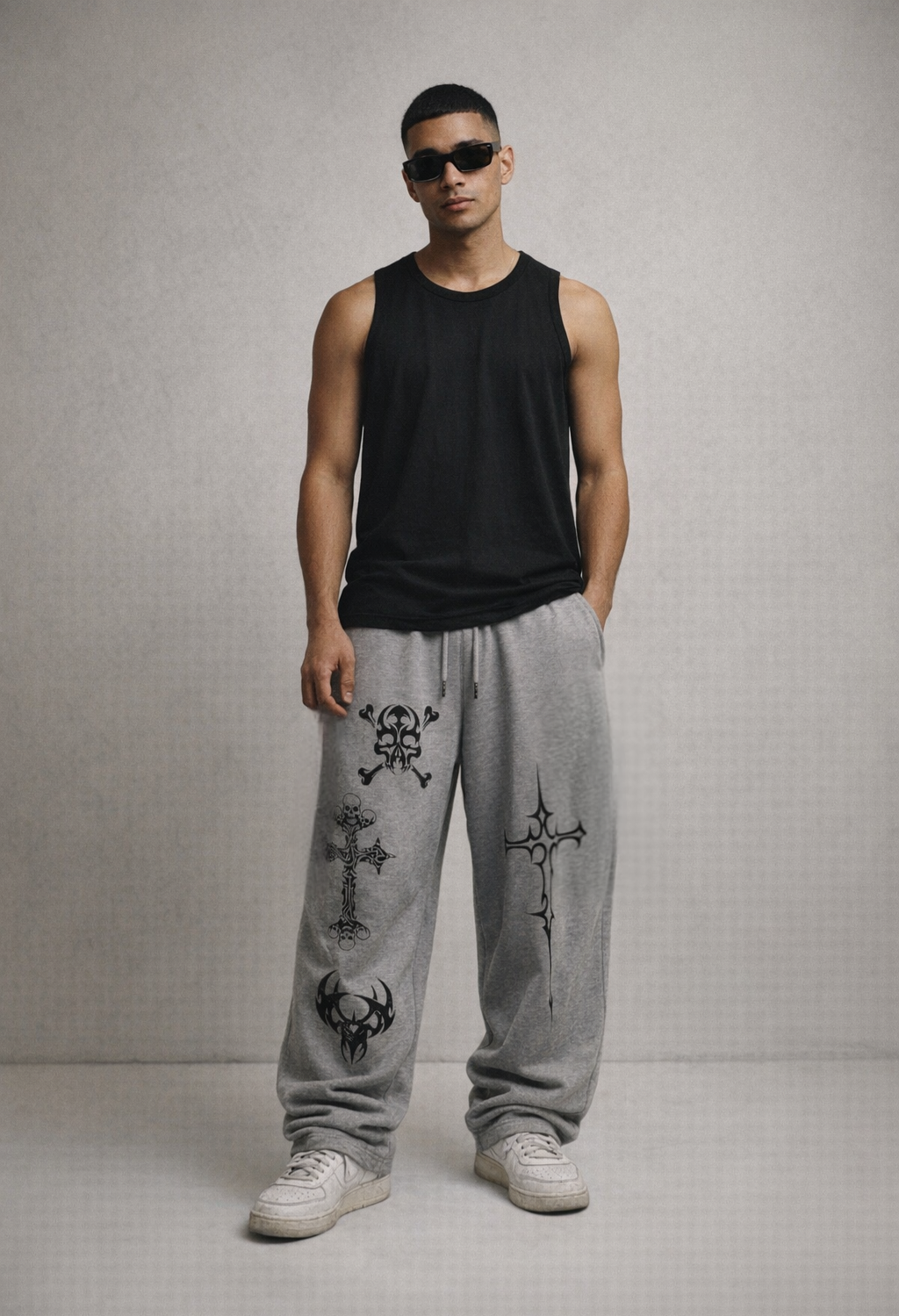 DRIPPP Gothic Cargo Sweatpants