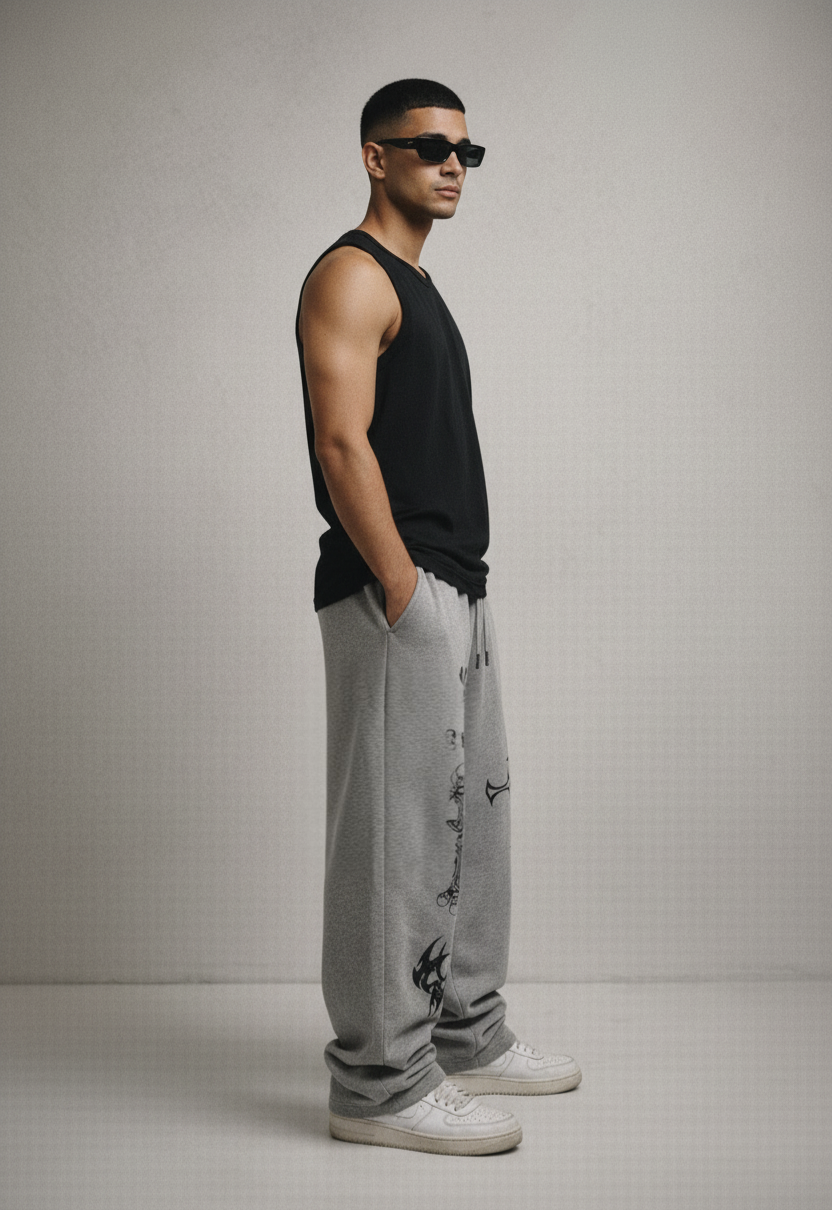 DRIPPP Gothic Cargo Sweatpants
