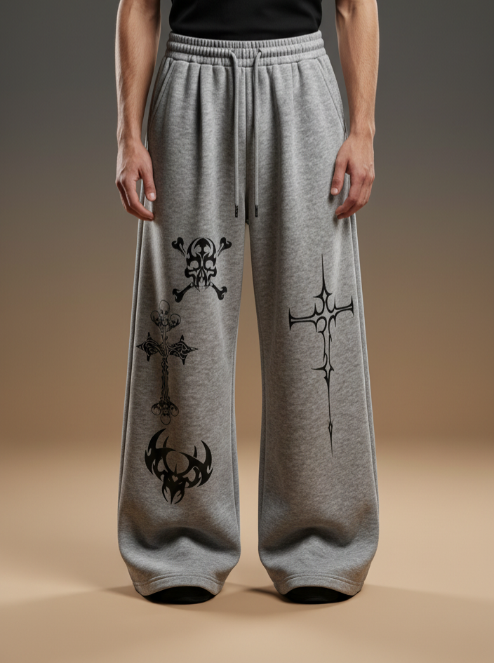 DRIPPP Gothic Cargo Sweatpants
