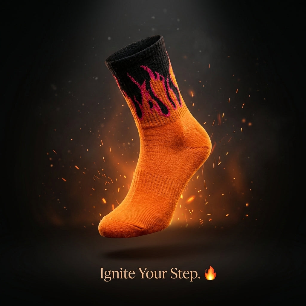 Ignite Flame Socks by Drippp