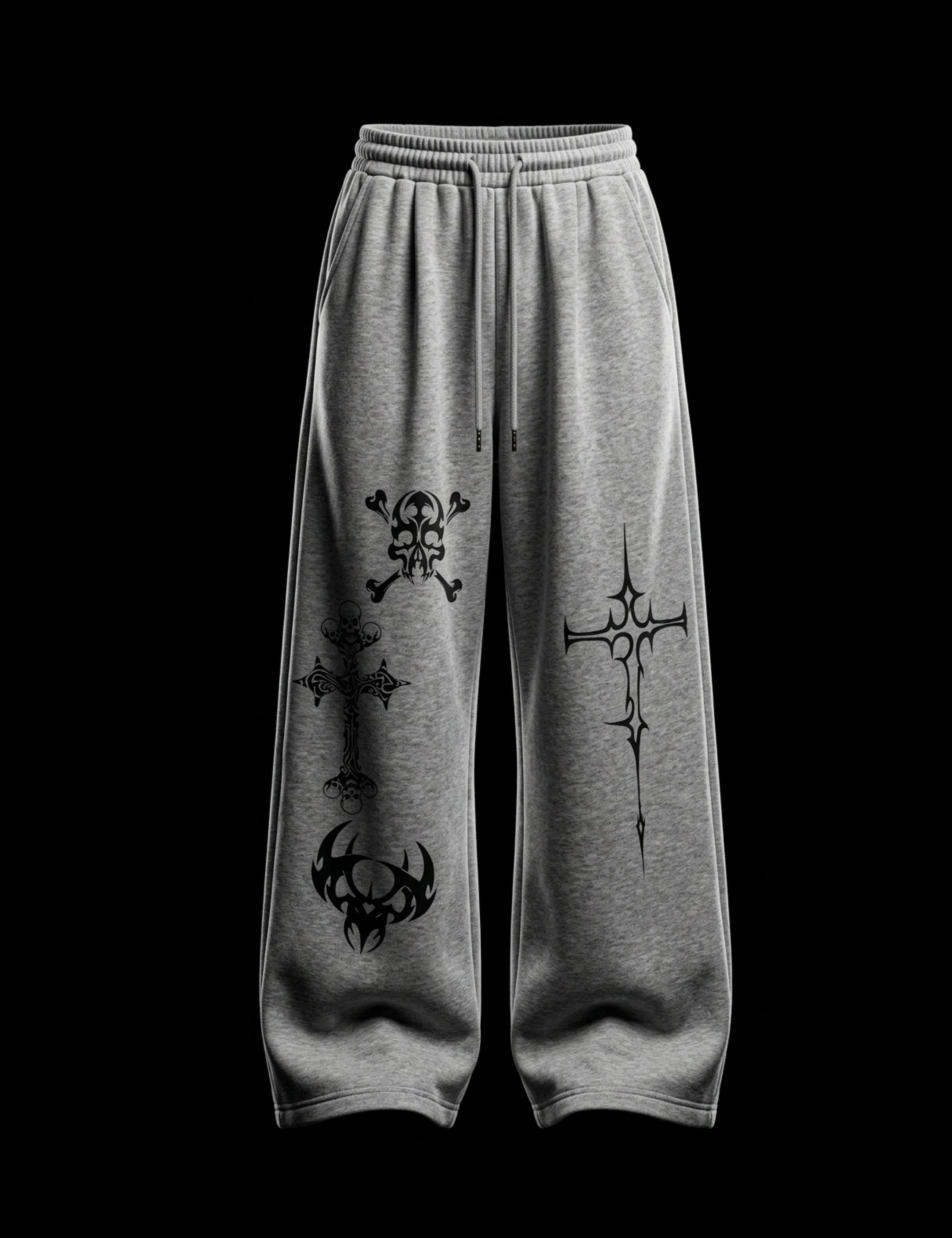 DRIPPP Gothic Cargo Sweatpants