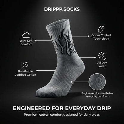 Frost Phantom Flame Socks