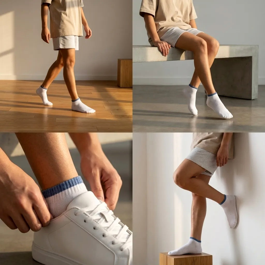 Men’s Ankle Socks Combo Pack | Multicolor Low Cut Socks | Soft Cotton Everyday Wear